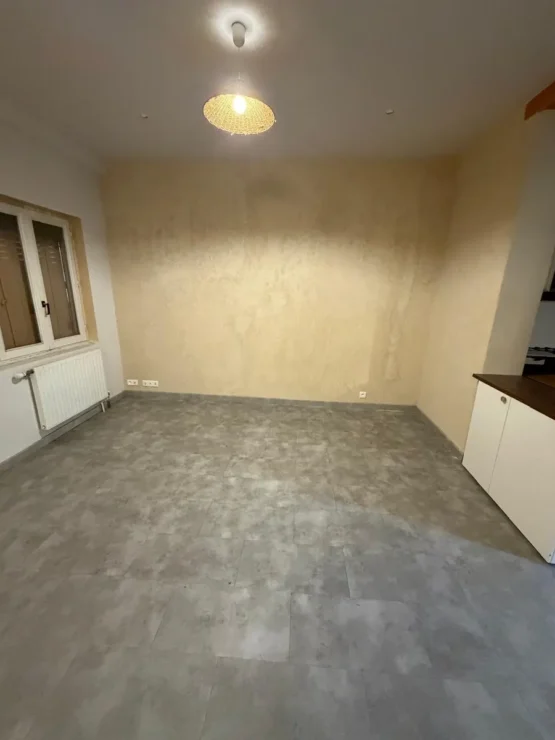 Pièce vidée après débarras de meubles, maison à Lyon 1er